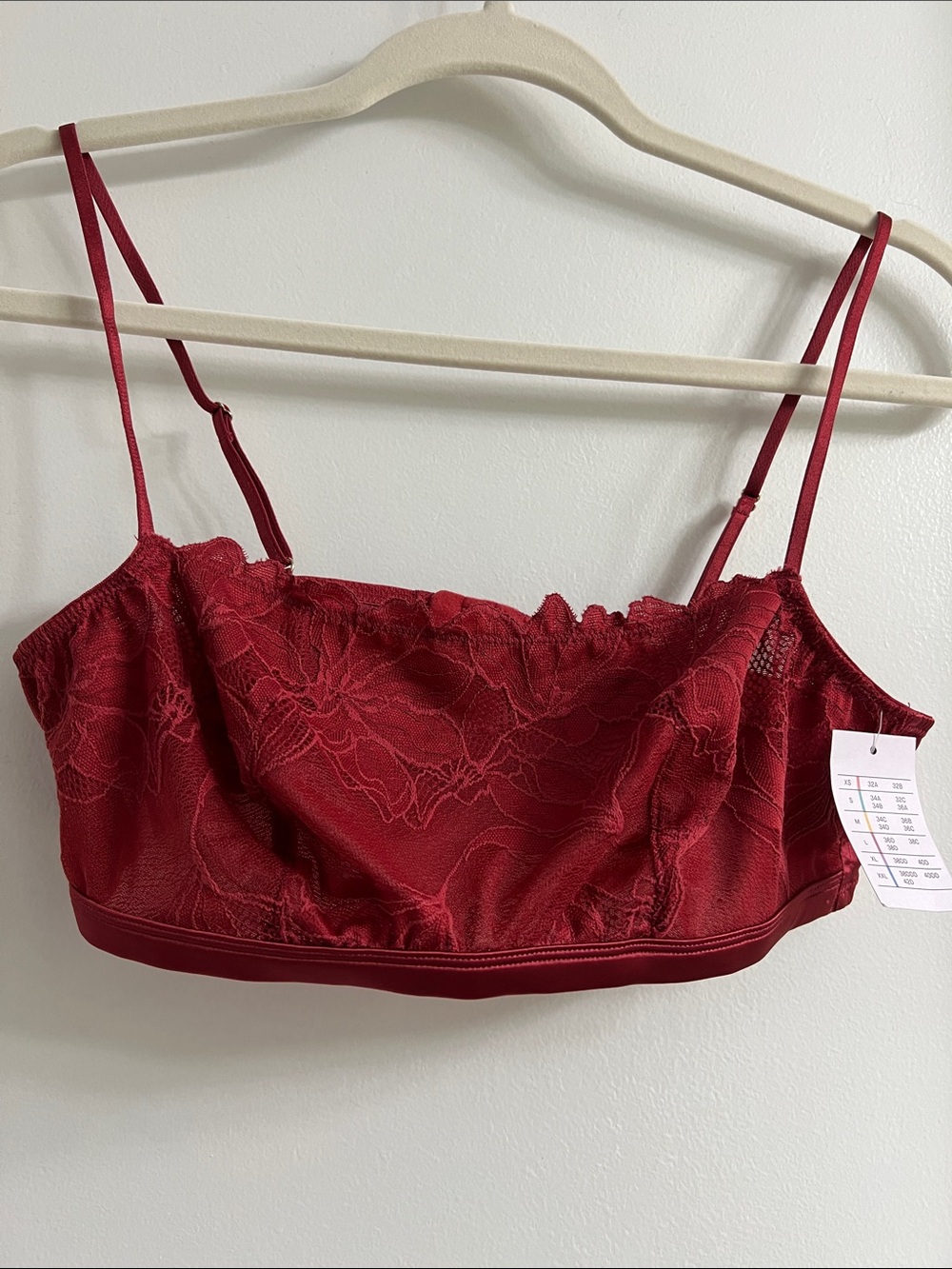 Auden Red Lace Bralette